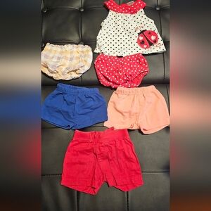Baby Girl 0 To 3 Months Summer Clothes Lot Euc